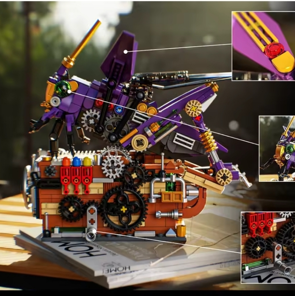Colorful Mechanical Insect Building Set - Picture 4 of 5